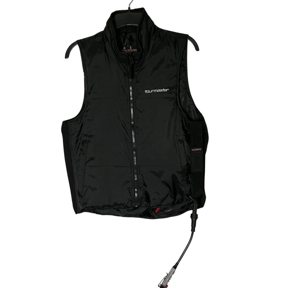 Tourmaster Synergy Electric Heated Vest Liner Mens SM 40 Black Motorcycle Riding